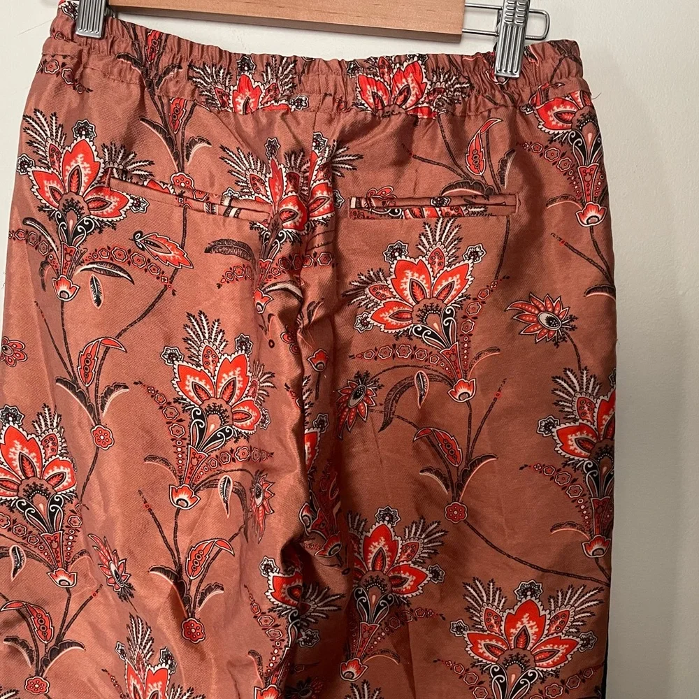 MAISON SCOTCH - SCOTCH & SODA FLORAL AND  CONTRAST PANEL PRINTED PANTS - Picture 9 of 14
